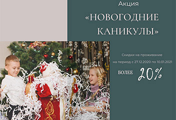 Подарите себе новогодние каникулы в отеле «Граф Орлов»!